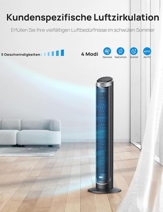 Image du produit Dreo Cruiser Pro T3 - Ventilateur de tour (28 dB)