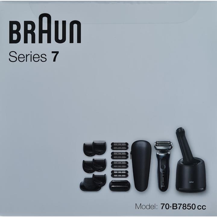 Image du produit Braun Series 7 70-B7850cc Rasoir pour hommes, rasoir électrique avec réglage à 360°, tondeuse à barbe,...