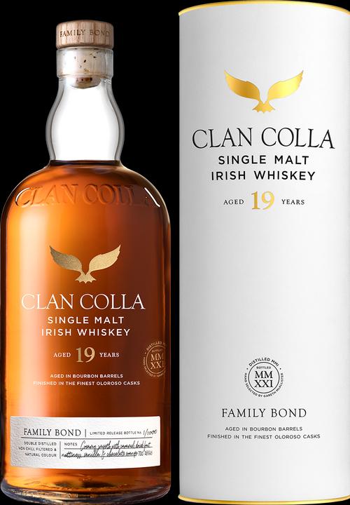 Image du produit Ahascragh Distillery Clan Colla Single Malt Irish Whiskey 19 Y (Whisky irlandais)