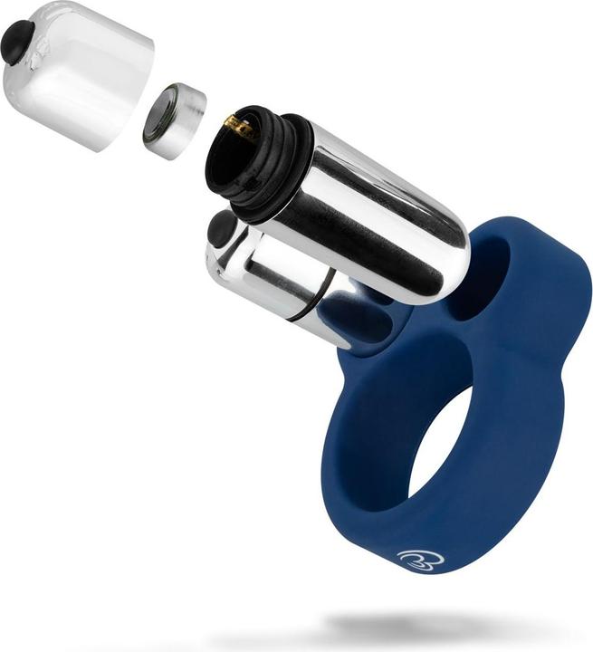 Produktbild Easytoys Vibrierender Penisring Blau (4 cm)