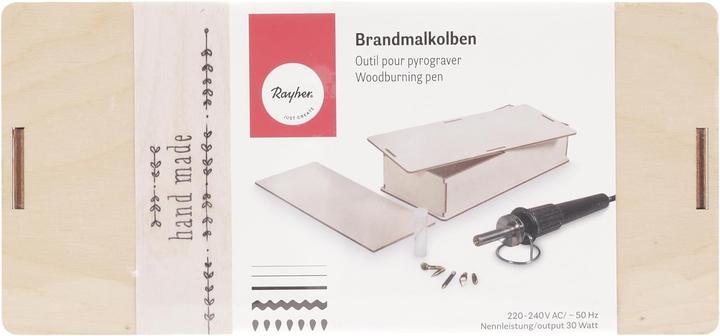 Produktbild Rayher Brandmalkolben in Holzbox