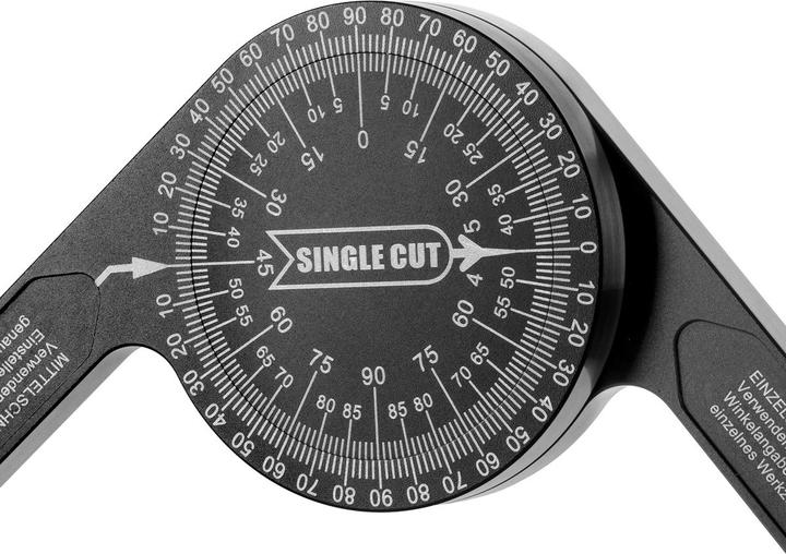 Actual product image Stahlwerk Protractor 360° degree aluminium mitre protractor
