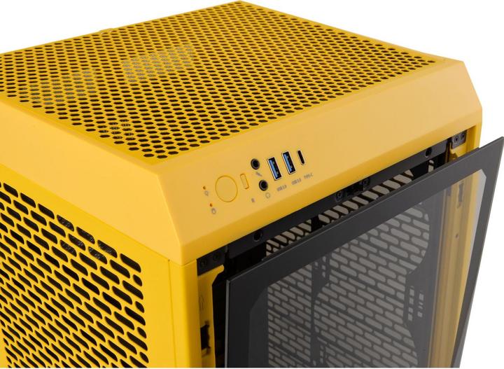 Actual product image Thermaltake The Tower 200 Mini-Tower Mini-ITX housing Bumblebee viewing window (Mini-ITX)