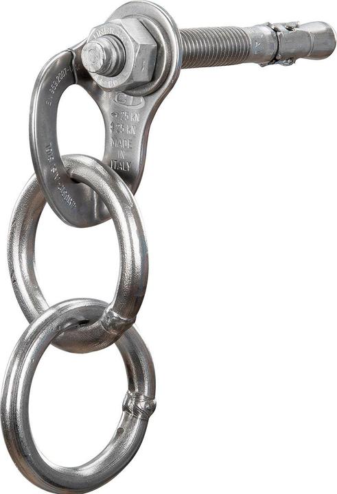 Climbing Technology Plate Kit Plate 12 + Bolt 12x110mm+2Ring Bohrhaken