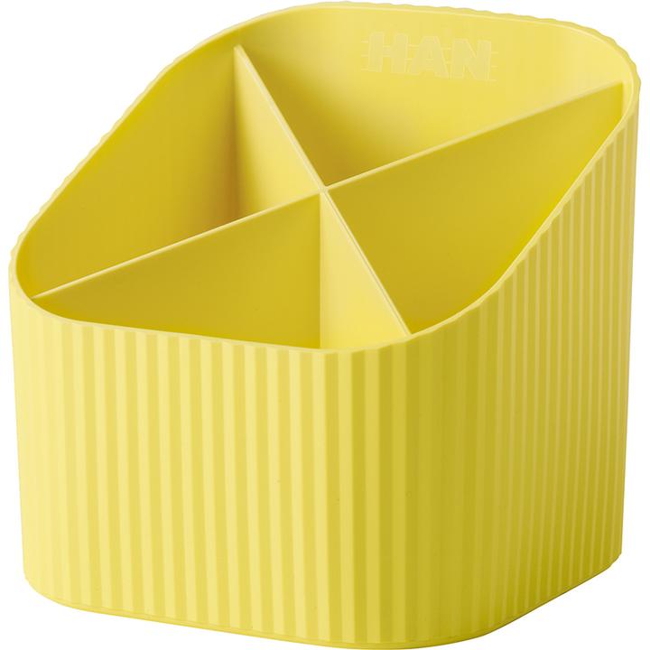 Immagine prodotto Han Portamatite Re-X-LOOP, giallo 4 scomparti, 100% eco-plastica riciclata