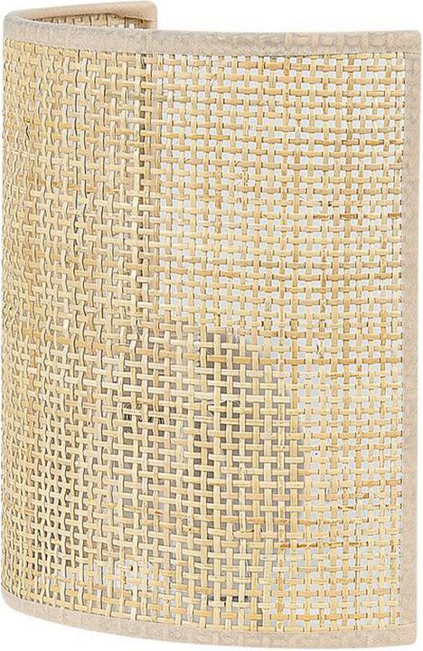 Immagine prodotto Beliani Lampada da parete Rattan color naturale semicircolare CARIO (E27)