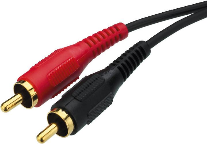 Monacor da 3,5mm a 2x 6,3mm (1.20 m, Cinch)