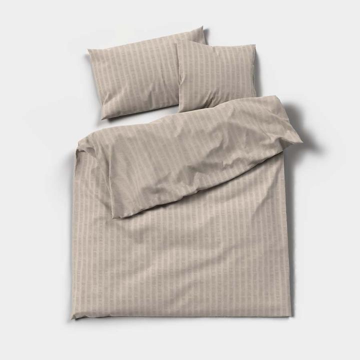 Produktbild Lotus Bettwaren Bettwäsche Satin Seersucker uni (Duvetbezug, 160 x 240 cm)