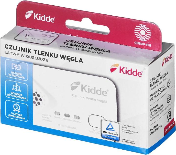 Produktbild Kidde Czujnik tlenku węgla 2030-DSCR