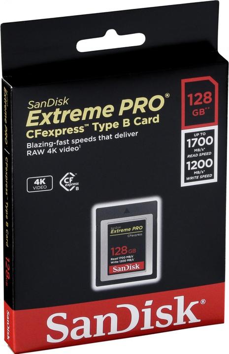 Actual product image SanDisk Extreme Pro (128 GB, CFexpress type B)