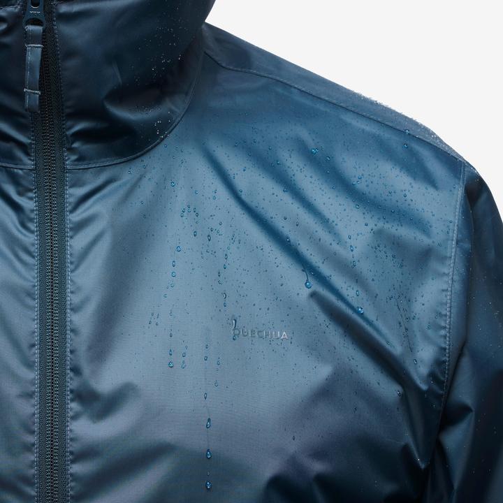 Produktbild Quechua Regenjacke Herren - Raincut Fullzip blau (S)