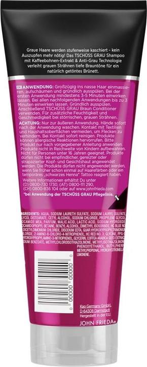 Produktbild John Frieda Tschüss Grau (250 ml, Flüssiges Shampoo)