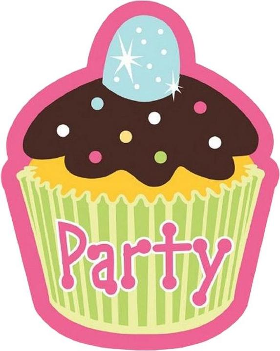 Actual product image Creative Party Sweet Treat Birthday Invitations (Pack of 8) (8 pcs.)