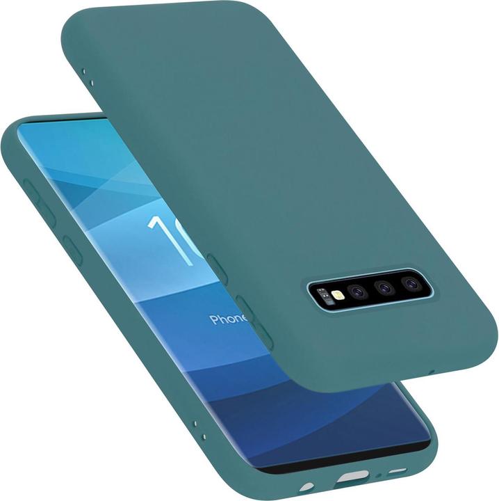 Productafbeelding Cadorabo TPU Liquid Silicone Case Cover (Samsung Galaxy S10+)
