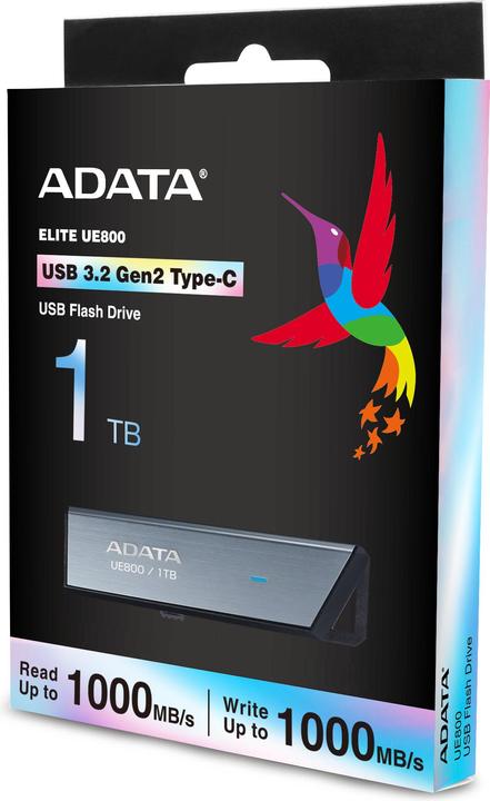 Immagine prodotto Adata UNITÀ DI MEMORIA FLASH USB-C 1TB/SILV AELI-UE800-1T-CSG (1000 GB, USB-C)