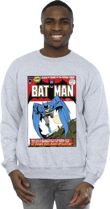 Actual product image Mens Running Batman Cover Cotton Sweatshirt (L)