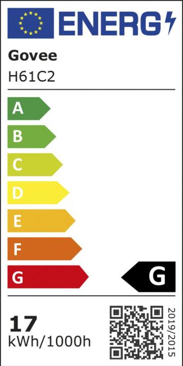 Energie-Label Govee Gaming (RGBIC, 200 cm, Indoor)