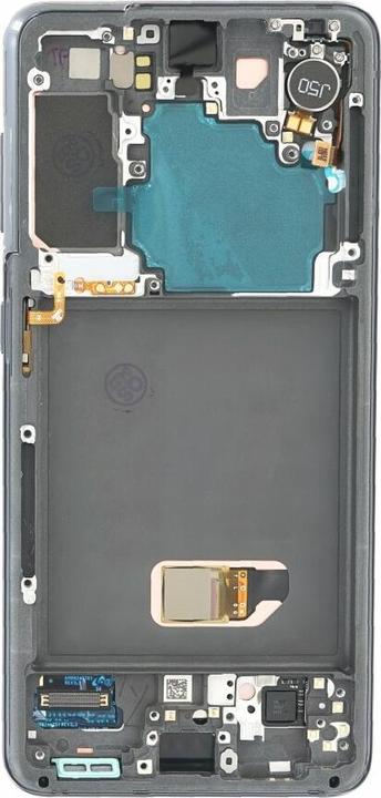 Produktbild Samsung Display Einheit + Rahmen (keine Kamera) G991B Galaxy S21 5G grau GH82-27255A (Galaxy S21 5G)