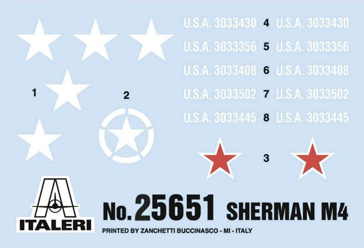 Valeurs nutritives et ingrédients 1:56 US M4 Sherman (75 mm)