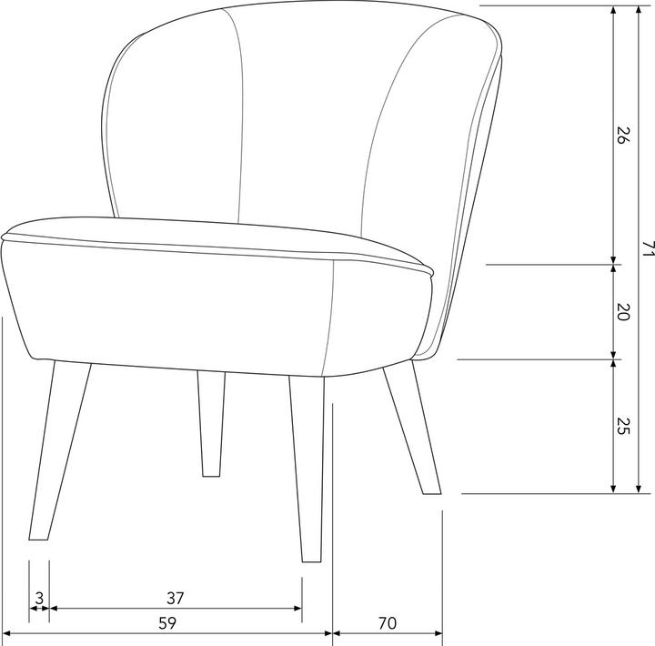 Actual product image Woood Sara