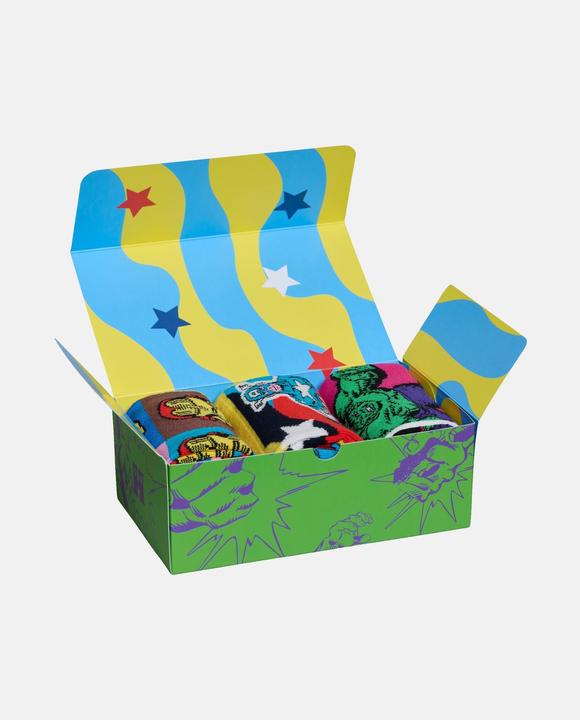 Immagine prodotto Happy Socks Strümpfe MARVEL™ Avengers Socken 3er Pack (confezione da 3, 36 - 40)