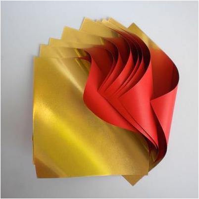 Image du produit Toyo Origami or-rouge (300 g/m²)
