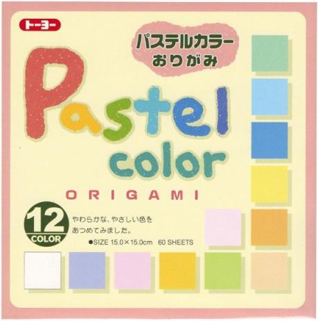 Actual product image Toyo Origami pastel color (60 x)