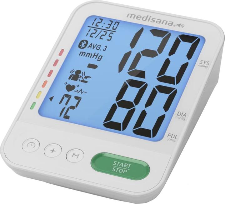 Immagine prodotto Medisana BU 586 Voice Misuratore di pressione del braccio superiore Polsino grande 23-43 cm (Sfigmomanometro per braccio)
