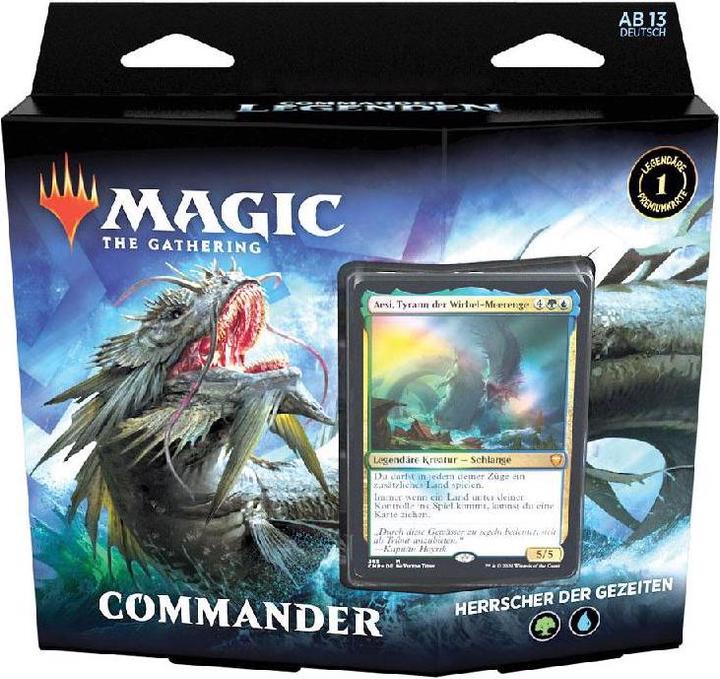 Produktbild Wizards of the Coast WOTCC79431000-2 - MtG: Commander Legenden, Commander Herrscher der Gezeiten, Einzeldeck (DE-Ausgabe)