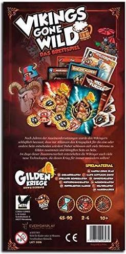 Image du produit Corax Games 1021611 - Vikings Gone Wild : Gilden Wars, jeu de plateau, 2-4 joueurs, 10 ans (extension DE) (Allemand)