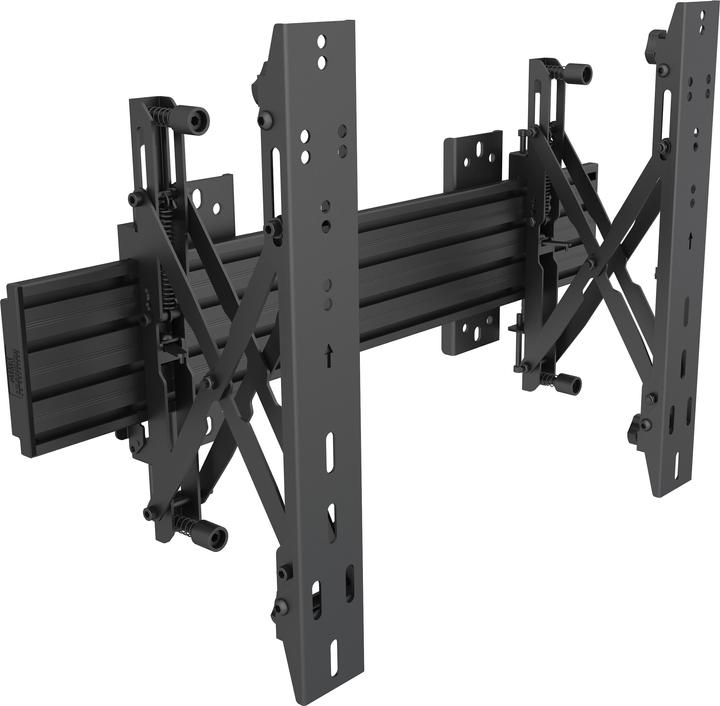 Multibrackets Wandhalter Push in Pop out, 40"-75", schwarz (Wand, 75", 30 kg)