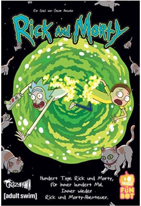 Immagine prodotto Funbot 1023950 - Rick and Morty: 100 Days - Gioco di carte, 2-4 giocatori, 16 anni (DE edition) (Tedesco)