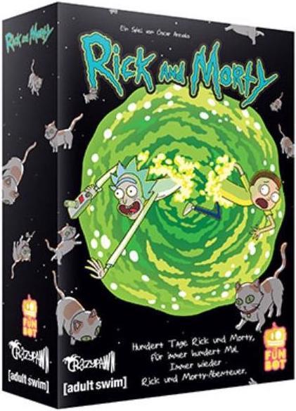 Immagine prodotto Funbot 1023950 - Rick and Morty: 100 Days - Gioco di carte, 2-4 giocatori, 16 anni (DE edition) (Tedesco)