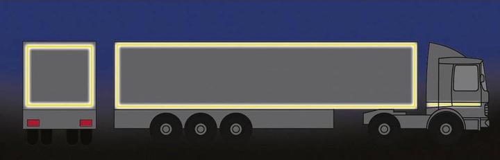 Immagine prodotto 3M Nastro adesivo riflettente per la marcatura dei contorni Diamante Grado di diamante UN ECE 04 (55 mm)
