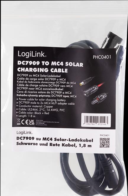 Produktbild LogiLink PHC0401 (Solarkabel)