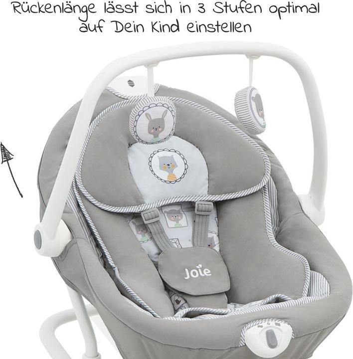 Image du produit Joie 2in1 Balançoire bébé Sansa de la naissance à 13 kg amovible Transats & balançoires bébé