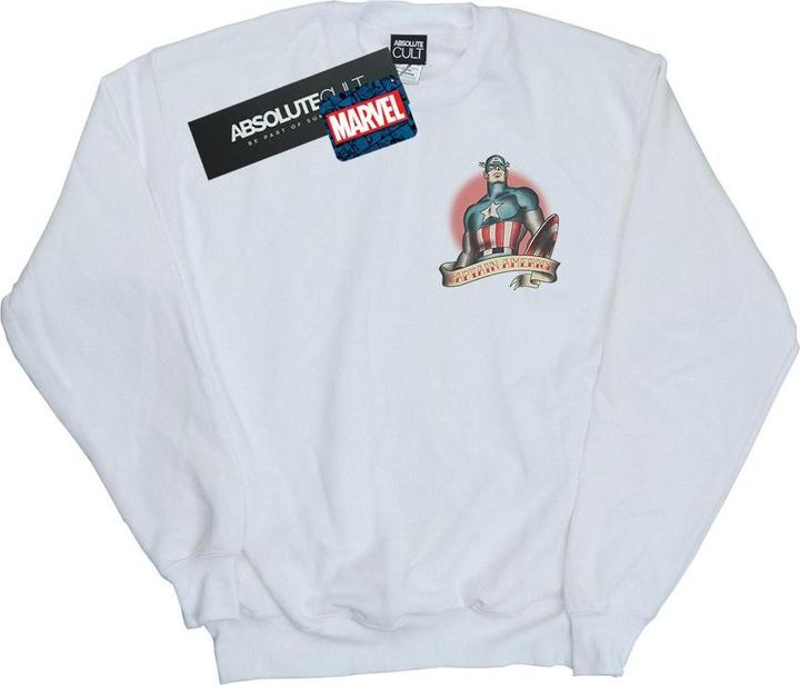 Produktbild Captain America Tattoo Breast Print Sweatshirt (XL)
