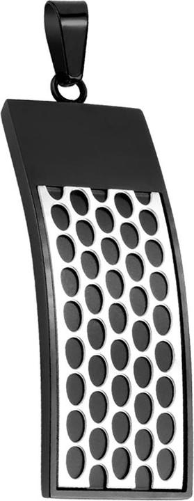 Produktbild Star Piercing Anhänger schwarz mit Bienenwabe (Chirurgenstahl 316L)