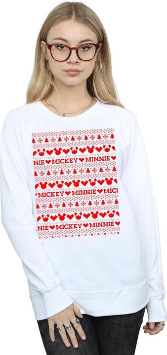Image du produit Disney - Sweat MICKEY AND MINNIE CHRISTMAS FAIR ISLE - Femme (M)