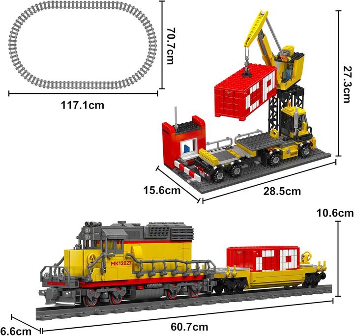 Image du produit Mould King SD40-2 Locomotive diesel