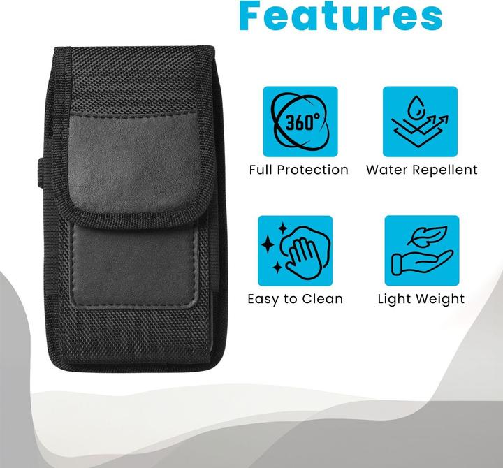 Produktbild Cadorabo Universale Schutzhülle für Samsung Galaxy CORE PRIME Tasche mit Gürtelclip (Samsung Galaxy Core Prime)