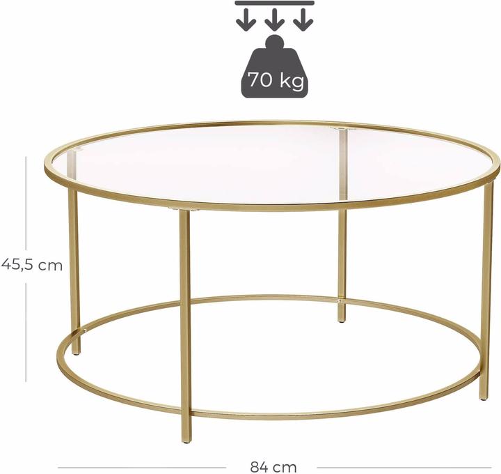 Actual product image Vasagle Mara (84 x 84 x 45.5 cm)