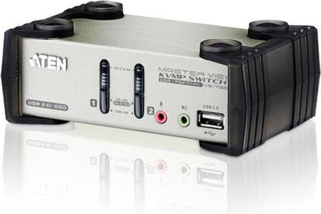 Immagine prodotto Aten CS1732B, switch KVM a 2 porte con hub USB