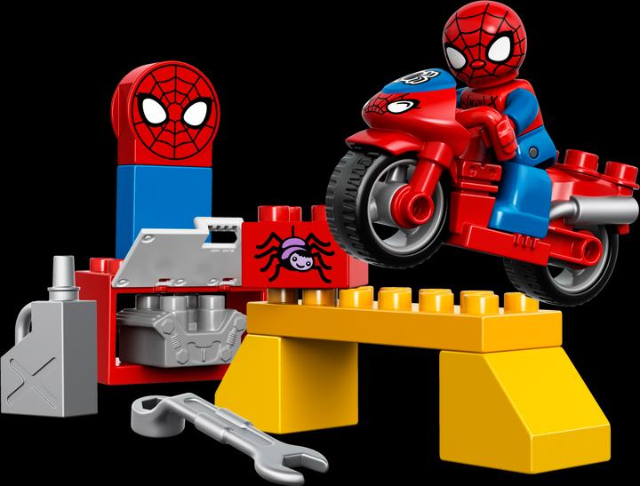 Produktbild LEGO DUPLO Spider-Man Motorrad-Werkstatt (10607)
