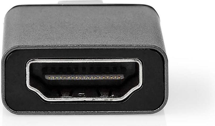 Produktbild Nedis USB-C™ Adapter | USB 3.2 Gen 1 | USB-C™ Stecker | HDMI™ Ausgang | 4K@60Hz | Rund | Vernickelt (USB Typ-C, 2.20 cm)