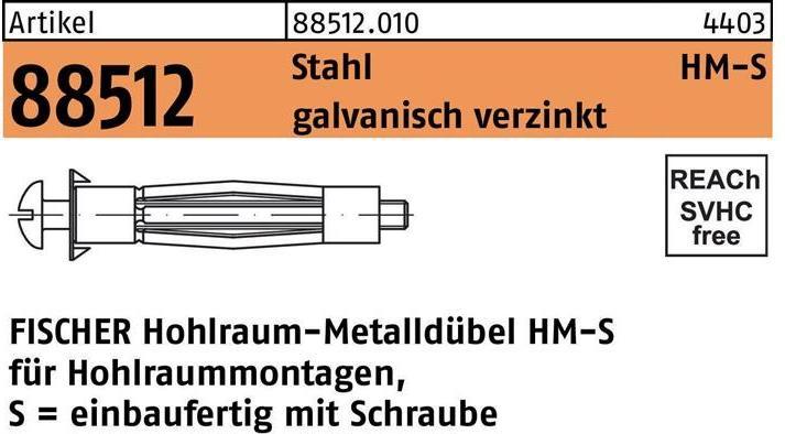 Image du produit Fischer Cheville métallique (50 pcs)