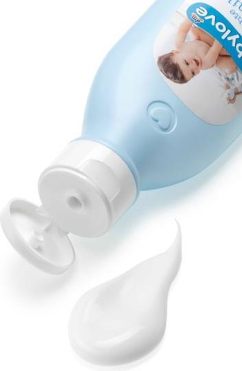 Actual product image dm babylove Care milk light, sensitive