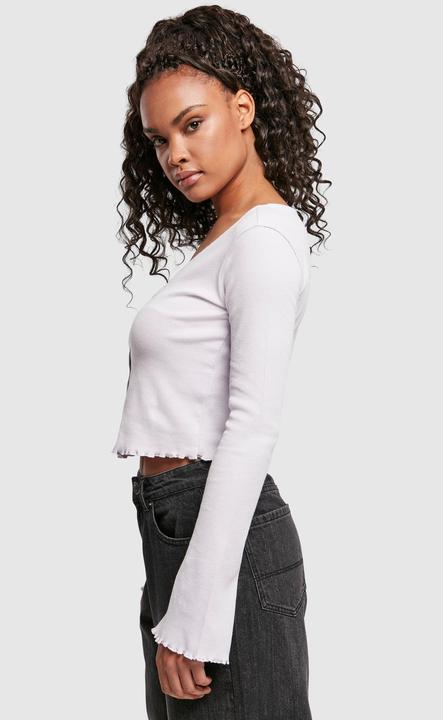 Actual product image Urban Classics Ladies Cropped Rib Cardigan (5XL)