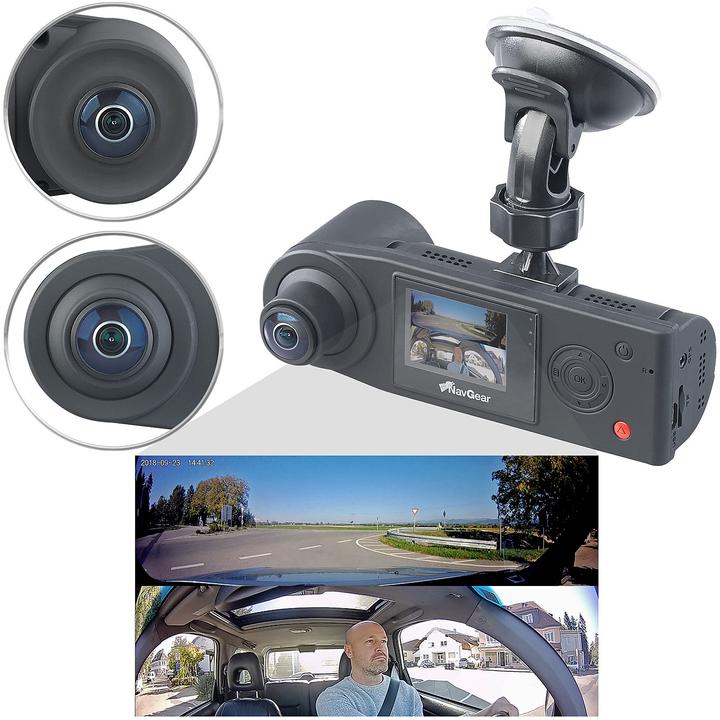 Produktbild NavGear Full-HD-Dashcam mit G-Sensor (Beschleunigungssensor, Akku, Full HD)