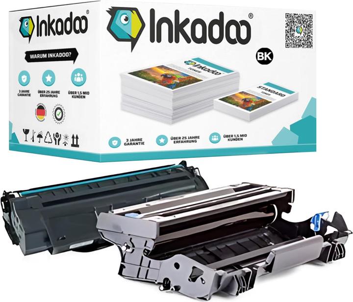 Image du produit Inkadoo Toner Le pack avantage compatible avec Brother TN-2220 / DR-2200 contient 1x tambour image / 1x